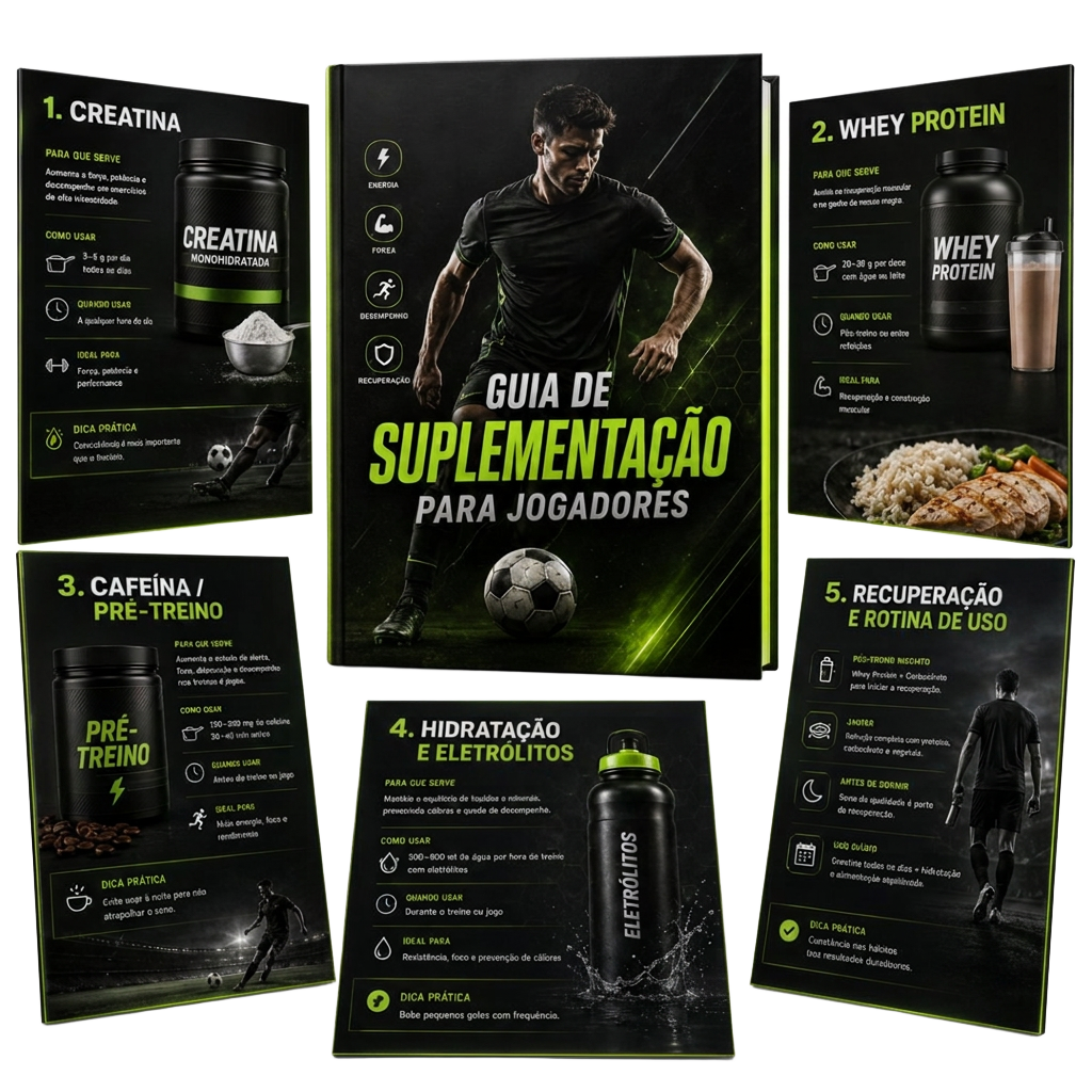 Mockup do bônus Guia de Suplementação para Jogadores